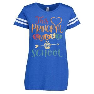 This Principal Loves Her School Teacher Funny Principal Enza Ladies Jersey Football T-Shirt