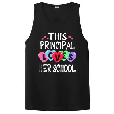 This Principal Loves Her School Gift Valentines Day Meaningful Gift PosiCharge Competitor Tank