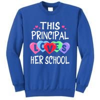 This Principal Loves Her School Gift Valentines Day Meaningful Gift Sweatshirt