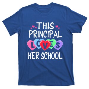 This Principal Loves Her School Gift Valentines Day Meaningful Gift T-Shirt