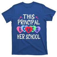 This Principal Loves Her School Gift Valentines Day Meaningful Gift T-Shirt