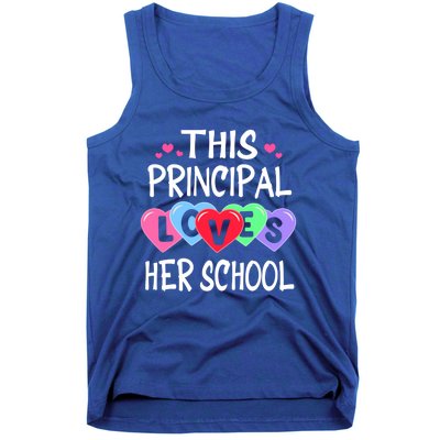 This Principal Loves Her School Gift Valentines Day Meaningful Gift Tank Top