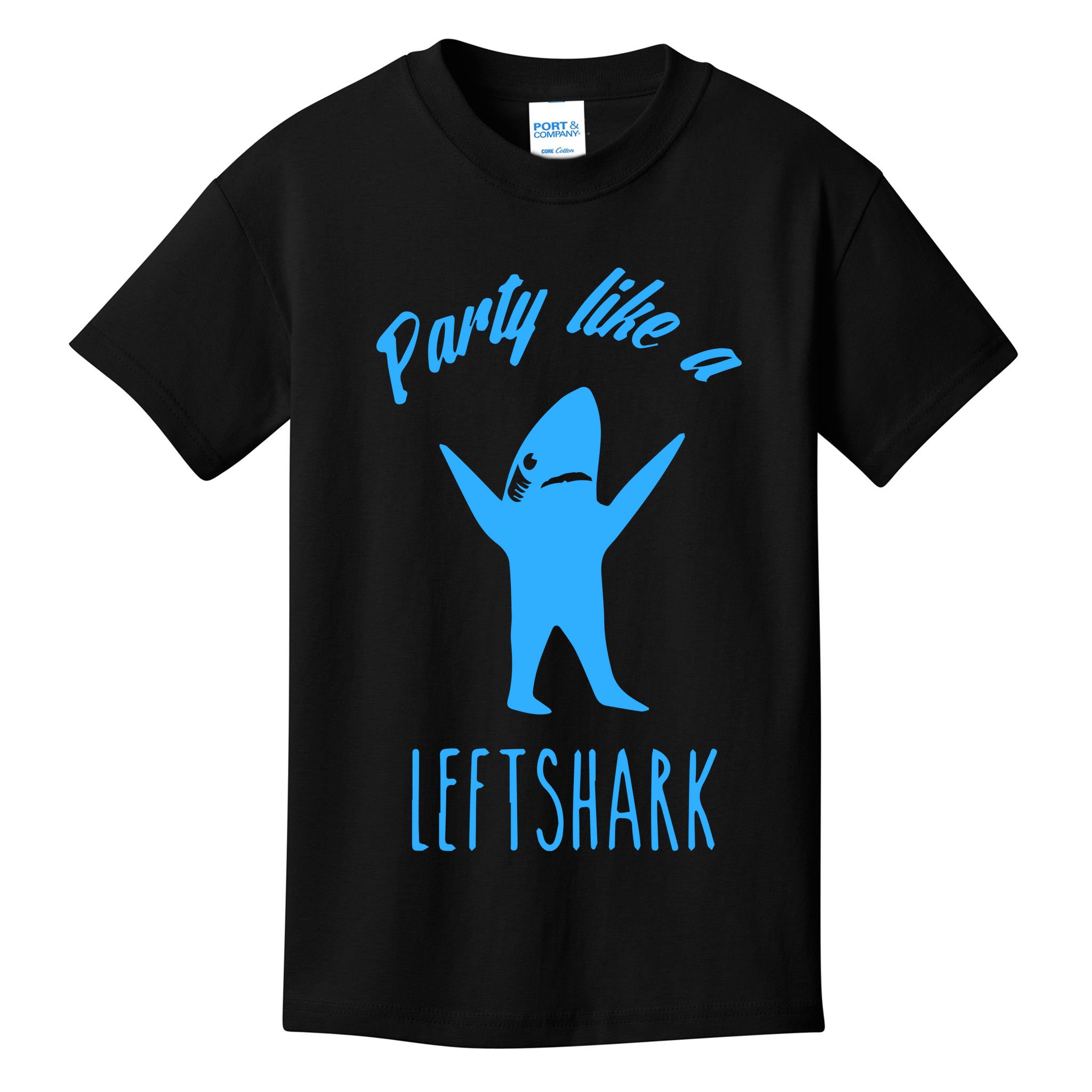 Trending Party Like A Left Shark Gift Christmas Xmas Party Leftshark Dancing Sha Kids T-Shirt