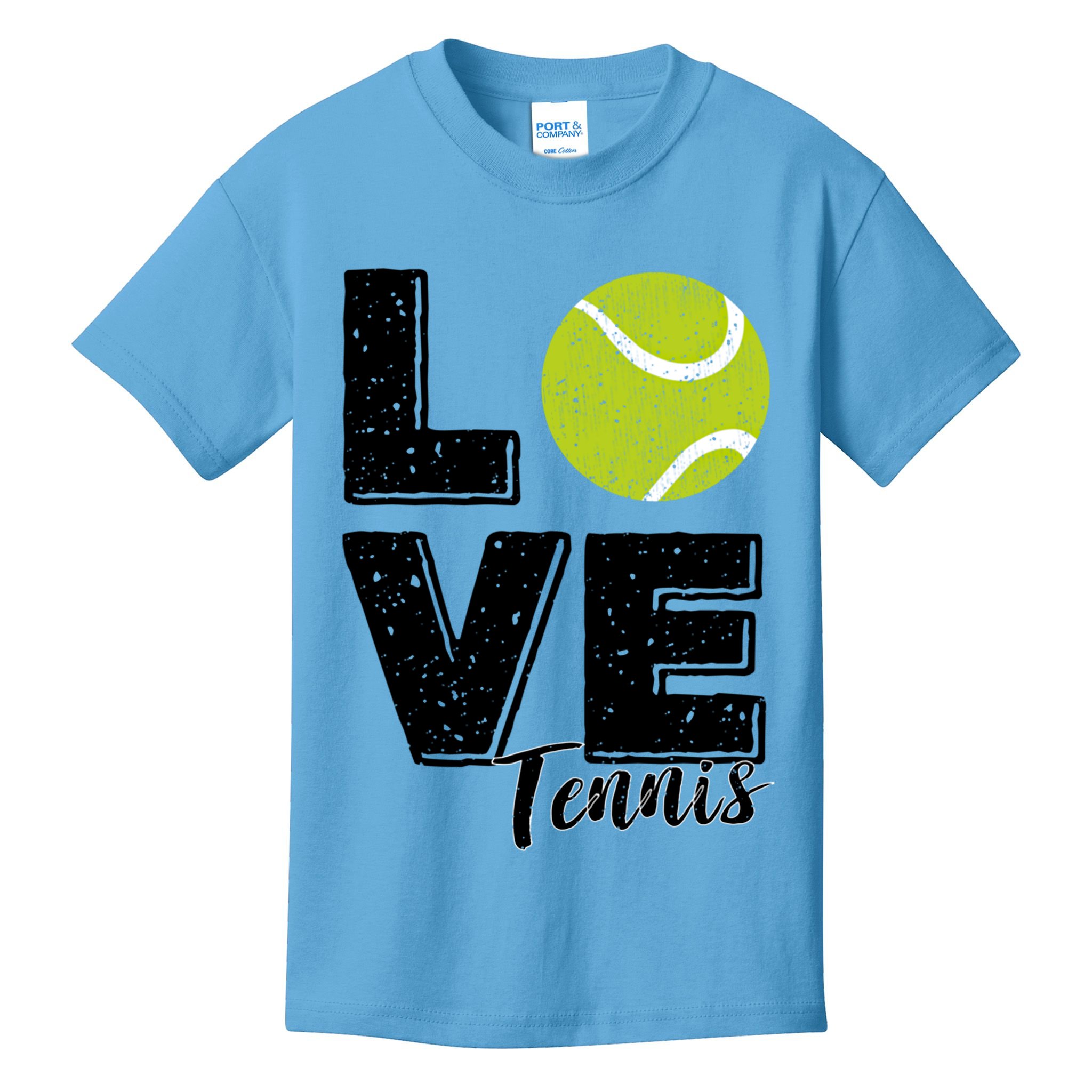 Tennis Player Lover I Love Tennis Gift Kids T-Shirt