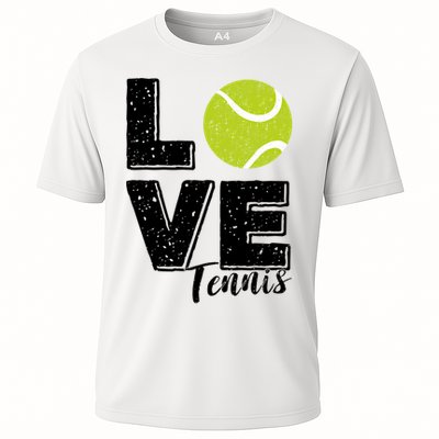 Tennis Player Lover I Love Tennis Gift Cooling Performance Crew T-Shirt