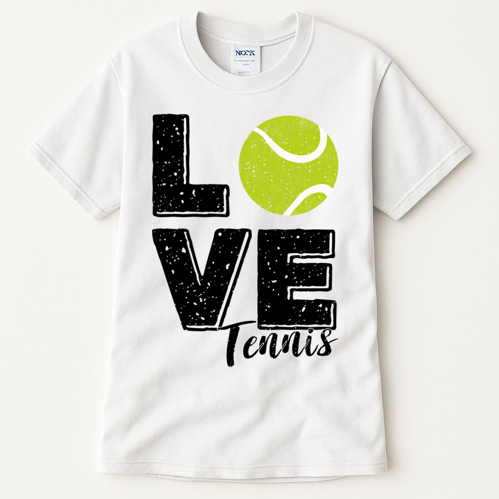 Tennis Player Lover I Love Tennis Gift Tall T-Shirt
