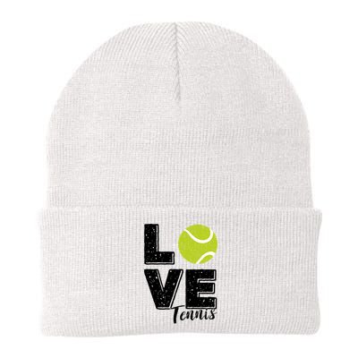 Tennis Player Lover I Love Tennis Gift Beanie