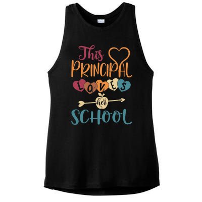 This Principal Loves Her School Teacher Funny Principal Ladies PosiCharge Tri-Blend Wicking Tank