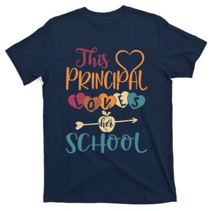 This Principal Loves Her School Teacher Funny Principal T-Shirt