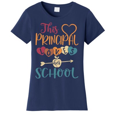 This Principal Loves Her School Teacher Funny Principal Women's T-Shirt