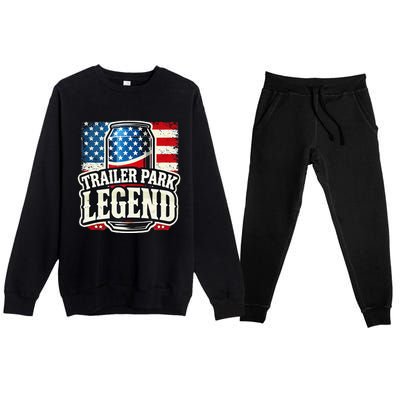 Trailer Park Legend Premium Crewneck Sweatsuit Set