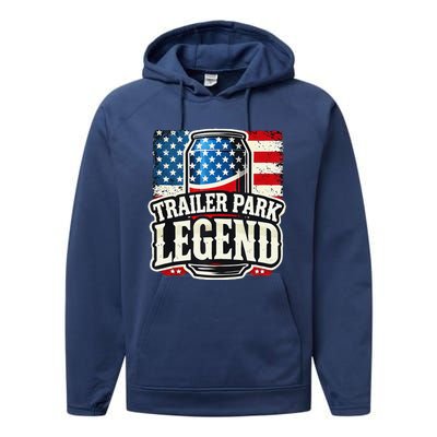 Trailer Park Legend Performance Fleece Hoodie