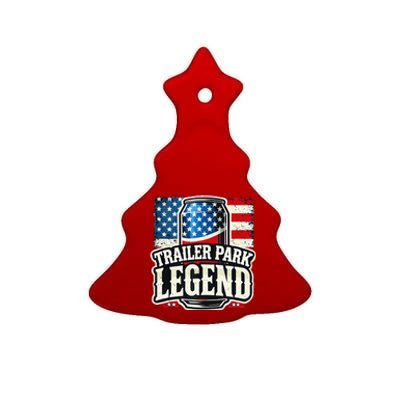 Trailer Park Legend Ceramic Tree Ornament