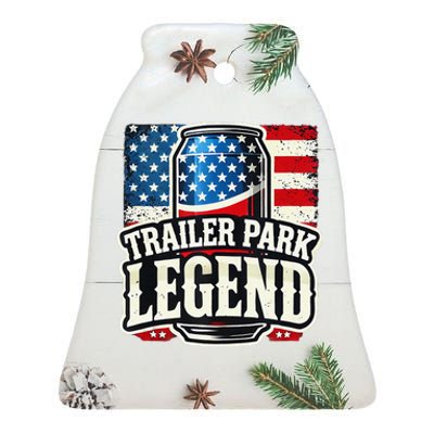 Trailer Park Legend Ceramic Bell Ornament