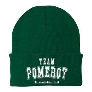 Team Pomeroy Lifetime Member Family Last Name Knit Cap Winter Beanie