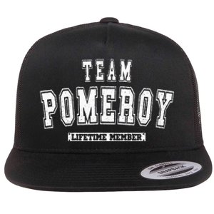 Team Pomeroy Lifetime Member Family Last Name Flat Bill Trucker Hat