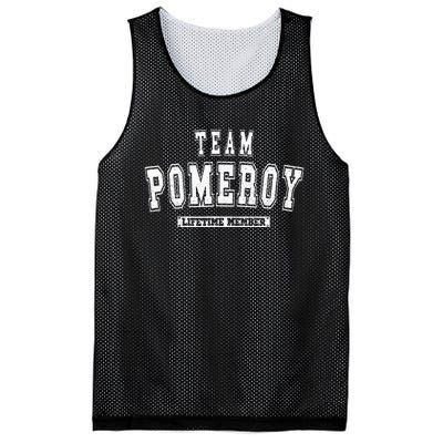 Team Pomeroy Lifetime Member Family Last Name Mesh Reversible Basketball Jersey Tank