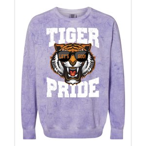 Tiger Pride Lets Goo! Colorblast Crewneck Sweatshirt