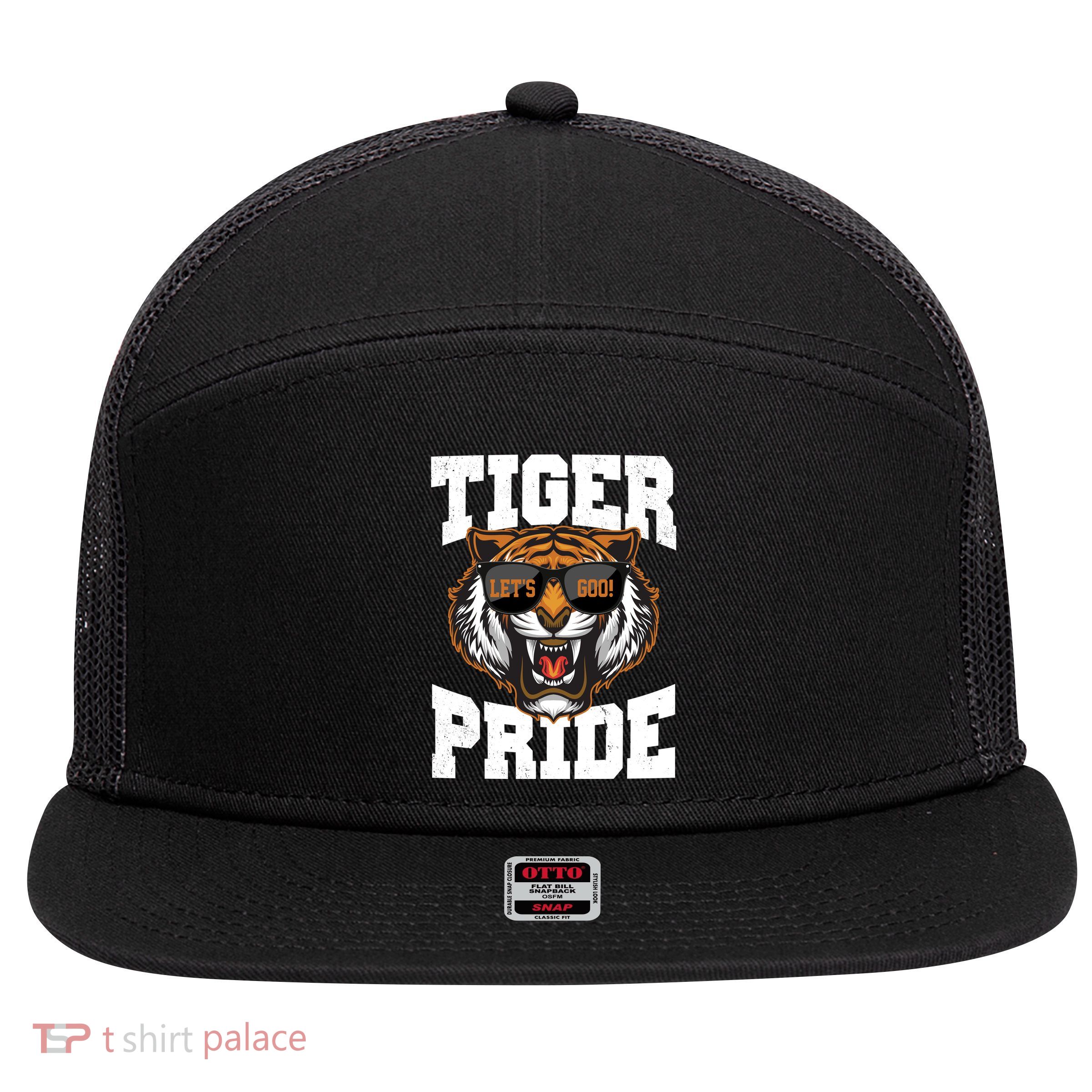 Tiger Pride Lets Goo! 7 Panel Mesh Trucker Snapback Hat