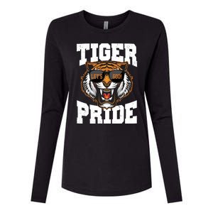 Tiger Pride Lets Goo! Womens Cotton Relaxed Long Sleeve T-Shirt