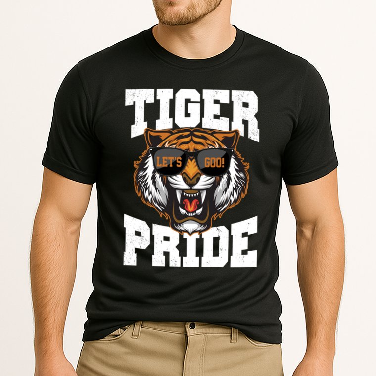 Tiger Pride Lets Goo! Cooling Performance Crew T-Shirt