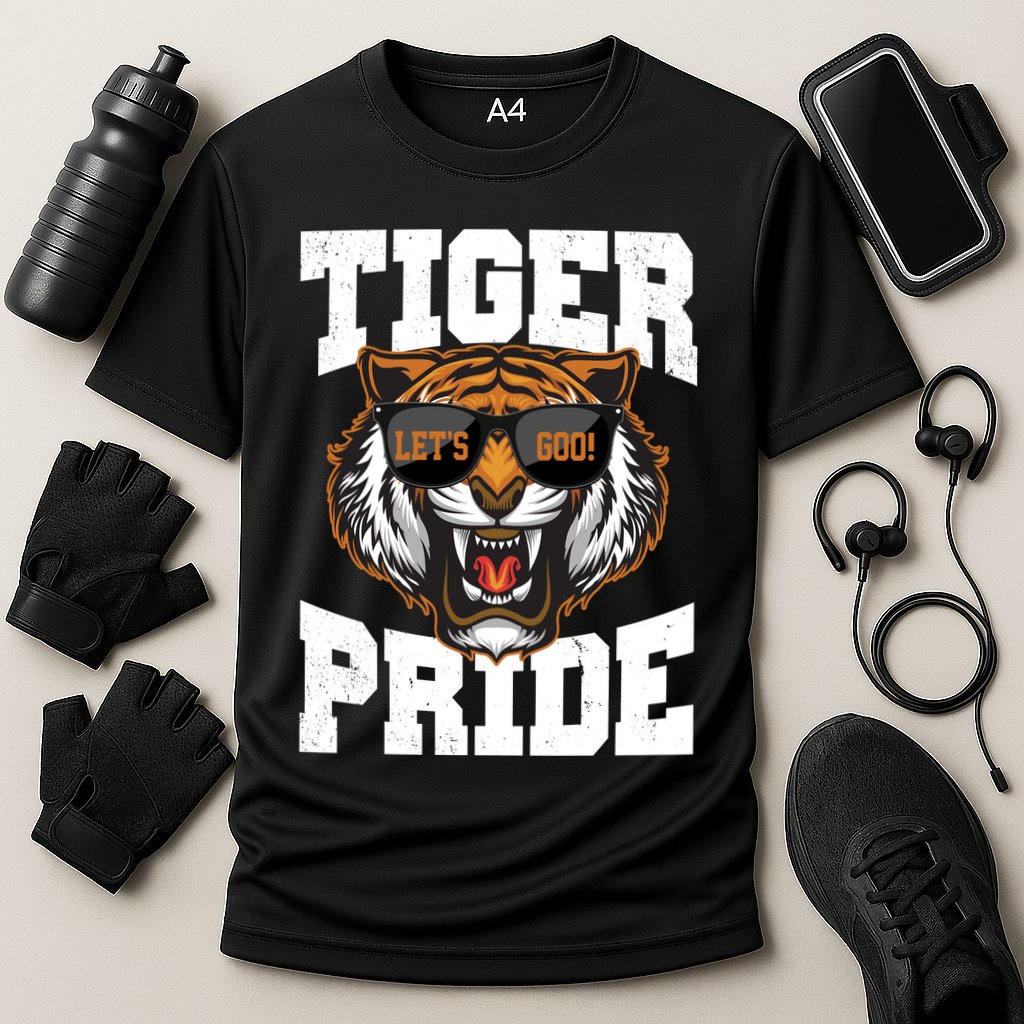 Tiger Pride Lets Goo! Cooling Performance Crew T-Shirt