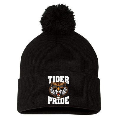 Tiger Pride Lets Goo! Pom Pom 12in Knit Beanie