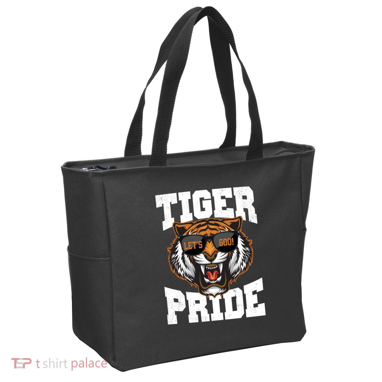 Tiger Pride Lets Goo! Zip Tote Bag