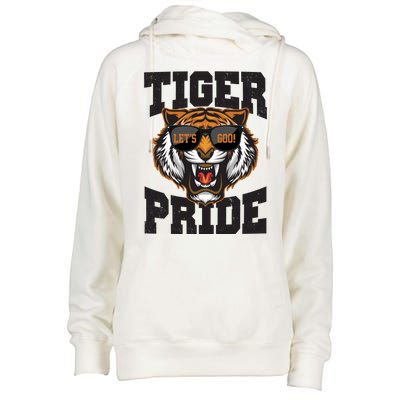 Tiger Pride Lets Goo! Womens Funnel Neck Pullover Hood