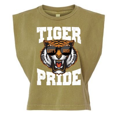 Tiger Pride Lets Goo! Garment-Dyed Women's Muscle Tee