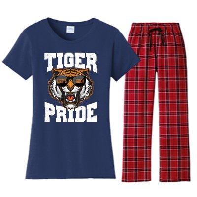 Tiger Pride Lets Goo! Women's Flannel Pajama Set