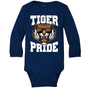 Tiger Pride Lets Goo! Baby Long Sleeve Bodysuit