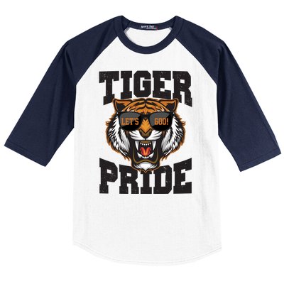 Tiger Pride Lets Goo! Baseball Sleeve Shirt