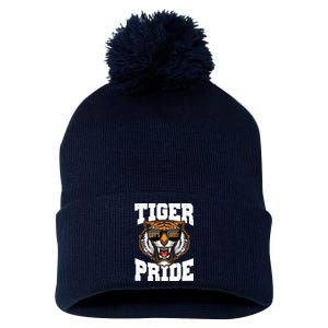 Tiger Pride Lets Goo! Pom Pom 12in Knit Beanie