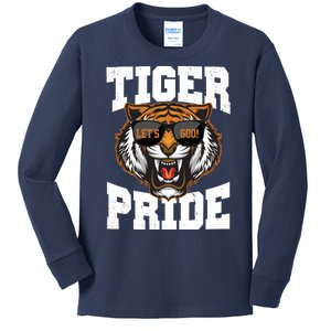 Tiger Pride Lets Goo! Kids Long Sleeve Shirt