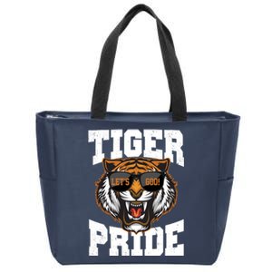 Tiger Pride Lets Goo! Zip Tote Bag