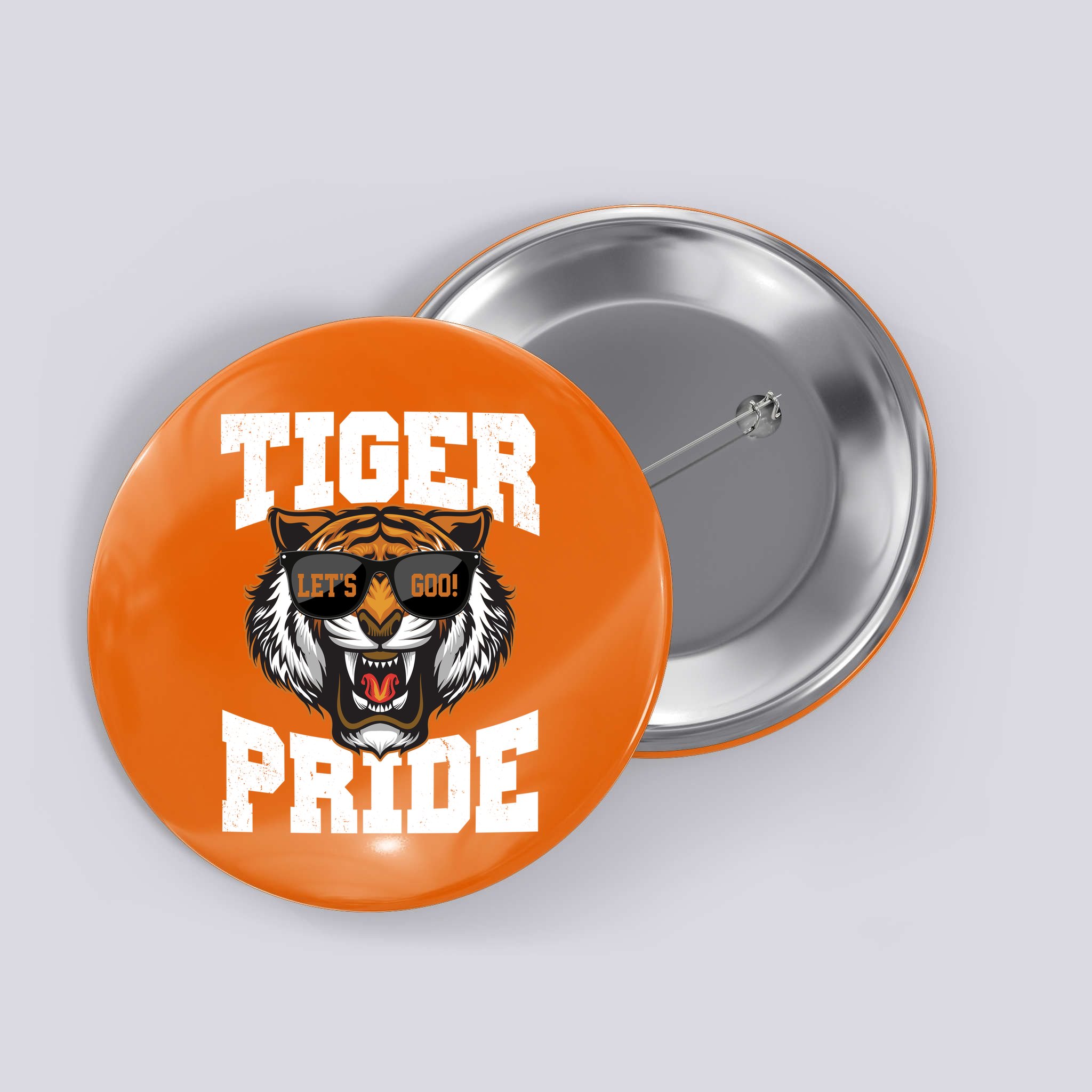 Tiger Pride Lets Goo! Button