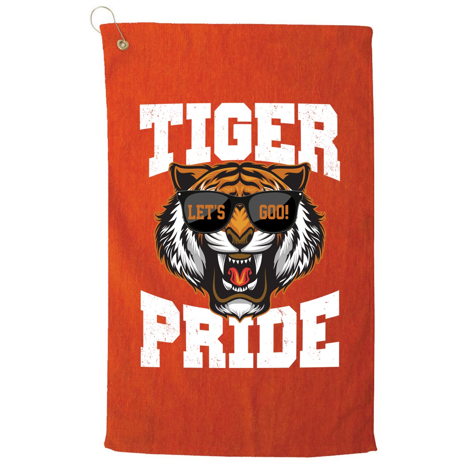 Tiger Pride Lets Goo! Golf Towel