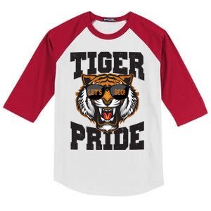 Tiger Pride Lets Goo! Kids Colorblock Raglan Jersey