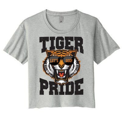 Tiger Pride Lets Goo! Women's Crop Top Tee