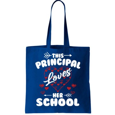 This Principal Loves Her School Happy Principals Day Cute Gift Tote Bag