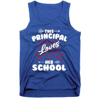 This Principal Loves Her School Happy Principals Day Cute Gift Tank Top