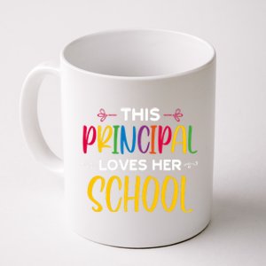 This Principal Loves Her School Principal Day Principals Day Cool Gift Coffee Mug