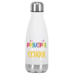 This Principal Loves Her School Principal Day Principals Day Cool Gift Stainless Steel Insulated Water Bottle