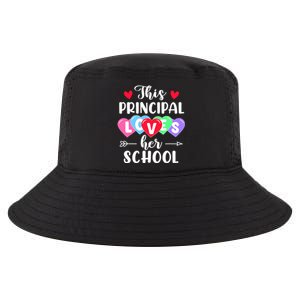 This Principal Loves Her School Gift Funny Valentine's Day Cute Gift Cool Comfort Performance Bucket Hat