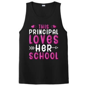 This Principal Loves Her School Valentines Day Gift Cute Gift PosiCharge Competitor Tank