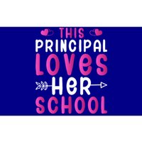 This Principal Loves Her School Valentines Day Gift Cute Gift Bumper Sticker