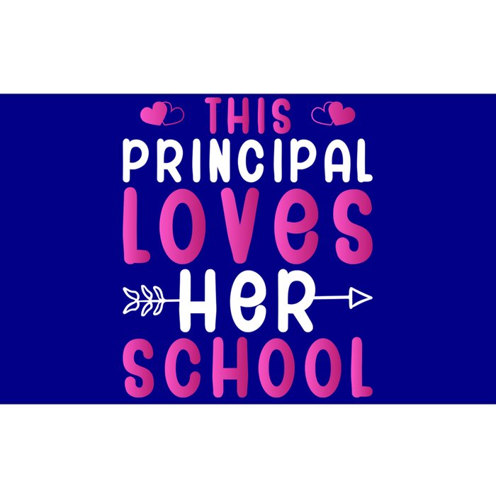 This Principal Loves Her School Valentines Day Gift Cute Gift Bumper Sticker