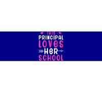 This Principal Loves Her School Valentines Day Gift Cute Gift Bumper Sticker