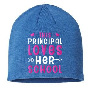 This Principal Loves Her School Valentines Day Gift Cute Gift Sustainable Beanie